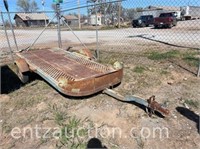 4 1/2" X 11' FLATBED UTILITY TILT TRAILER, 2"