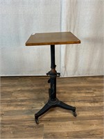 Antique Optometrist's Table on Casters
