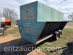 OKLA-PRIDE 16' PORTABLE CATTLE FEEDER, JUMBO, TA