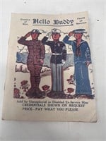 Vintage "Hello Buddy" Comics of War Book