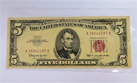 Series 1963 $5 Note