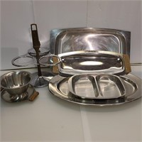 MCM Stainless Serving Dish Lot