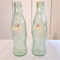 2 VTG Coca Cola Graceland 15th Aniv Bottles