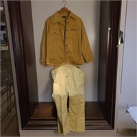Vintage Lee Jacket & Pant Set West Cal 45 Buttons