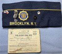 Vintage 'Brooklyn, NY' Legion Cap w/Pins Found