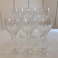 Mikasa Crystal Coventry Goblets 8.75"  Set of 6