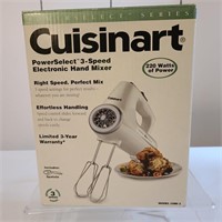 Cuisinart 3- speed electric hand mixer