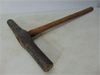 Old Wood and Steel Hammer