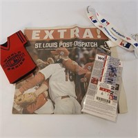 St Louis Cardinals 2006 World Series Memorabilia