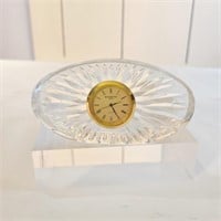 Vintage Waterford Crystal Quartz Table Clock