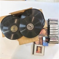 Vintage Music Lot (Records, CD's, Cassette Tapes)