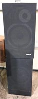 Pair of Pioneer HPM-40 speakers, 22.5 in tall