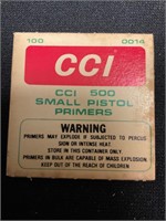 CCI 500 sm pistol primers 100 rnds