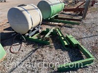 FRONT END SADDLE TANK, 200 GAL. W/ BRACKETS,