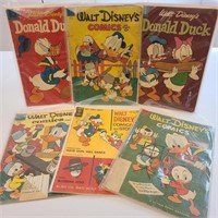 Vintage Comic Books Lot #3 Walt Disney Donald Duck