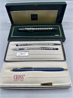 Cross pens and pencils