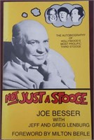 Joe Besser Signed "Not Just a Stooge Book" with