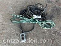 LOT OF 2 EXTENSION CORDS