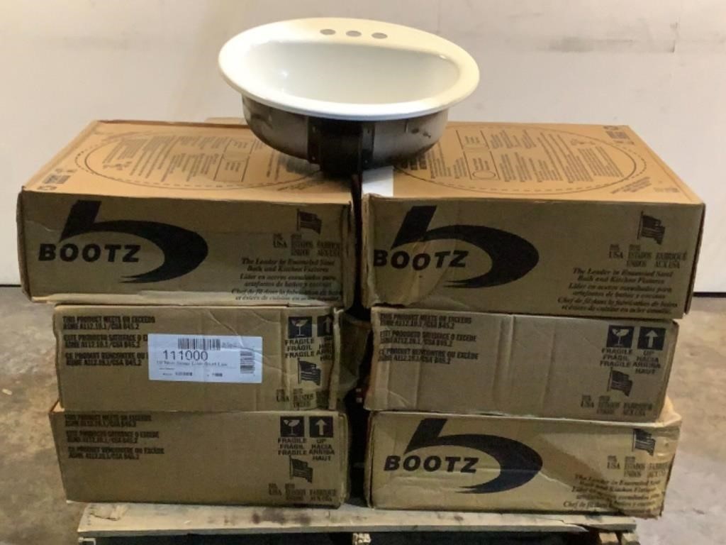 (6) Bootz 19" Sinks