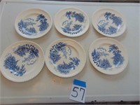6 Johnson brothers plates
