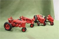 (4)Ertl Tractors,McCormick WD-9,IH McCormick