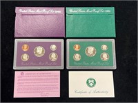 1993 & 1994 United States Proof Sets in Boxes