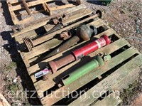 LOT OF MISC. PTO SHAFTS