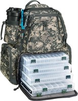 NEW $110 Fishing Tackle Bags with 4 Tackle Boxes