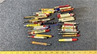 Bullet pencils, area advertising