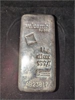 Valcambi Suisse 1kg (35.274oz.) .999 silver