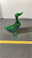Tin folk art duck