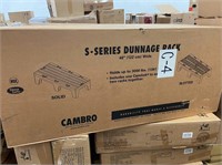 Cambro S-Series Dunnage Rack 48 inch DRS480480 new