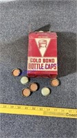 NOS Gold Bond bottle caps
