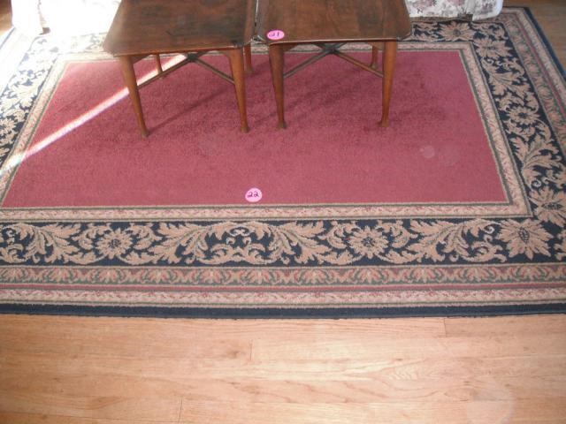 Area Rug 63 Inches x 97 Inches & (2) Runners 25 In