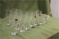 Assorted Beer Glasses Including Bubba Gump Shrimp,