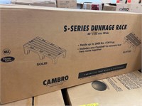 Cambro S-Series Dunnage Rack 48 inch DRS480480 new