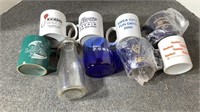 Coffee cups & milk bottles