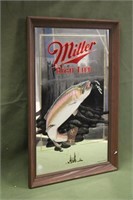 Miller High Life Rainbow Trout Wisconsin Mirror