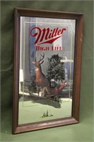 Miller High Life Whitetail Deer Wisconsin Mirror