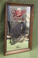 Miller High Life Black Bear Wisconsin Mirror