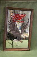 Miller High Life Eagle Wisconsin Mirror Approx 15.