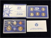 2000 United States Proof Set in Box with COA