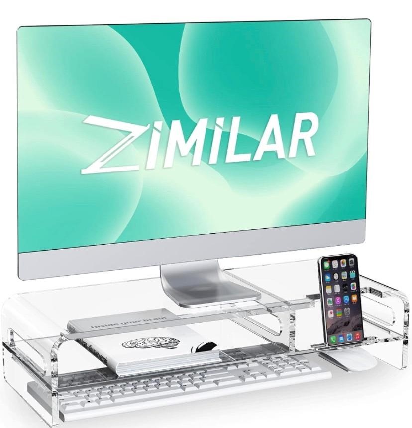 $50 Zimilar 20-inch Acrylic Monitor Stand Riser