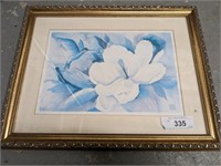 TERRY MADDEN SIGNED WALL DÉCOR FLORAL