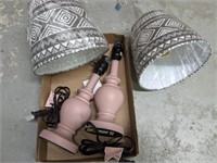 PAIR OF LAMPS