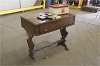 Vintage Bread Box,& Vintage Sewing Table Needs Rep