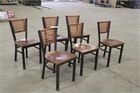 (6) Dining Table Chairs Approx 15"x16"x18"