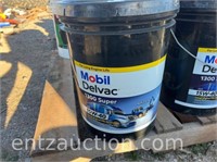 APPROX 12 GAL. OF 15-40 MOBIL ENGINE OIL