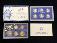 2004 United States Proof Set in Box with COA