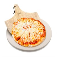 HANS GRILL PIZZA STONE | Circular Pizza Stone For